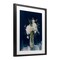 Stupell Industries Peonies On Blue Mirage Framed Print Under Glass, design by Svetlana Aleynikova